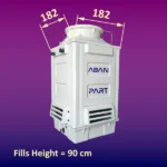 ابعاد برج خنک کننده 100 تن به همراه ارتفاع پکینگ