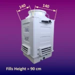 ابعاد برج خنک کننده 50 تن به همراه ارتفاع پکینگ