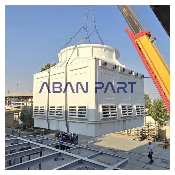 نصب برج خنک کننده فایبرگلاس نصب برج خنک کننده فایبرگلاس